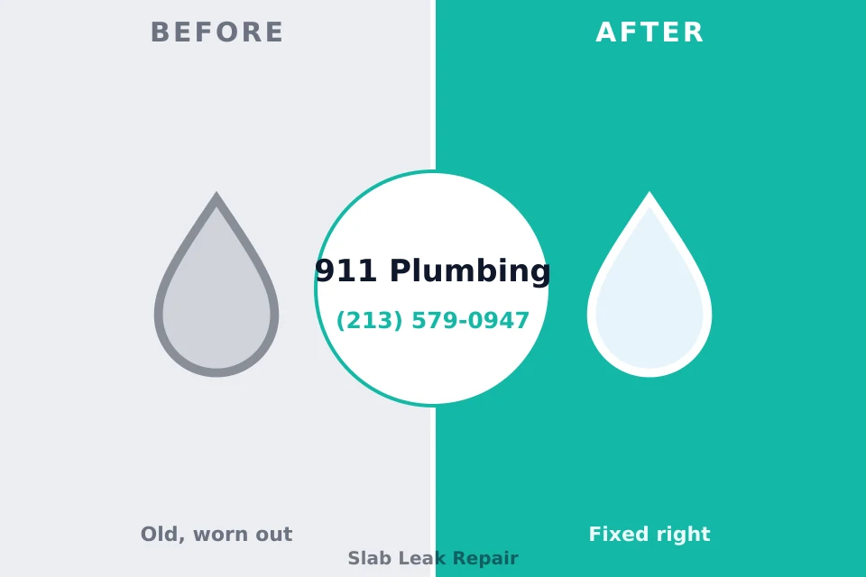 Before and after: plumbing company Springdale, NJ